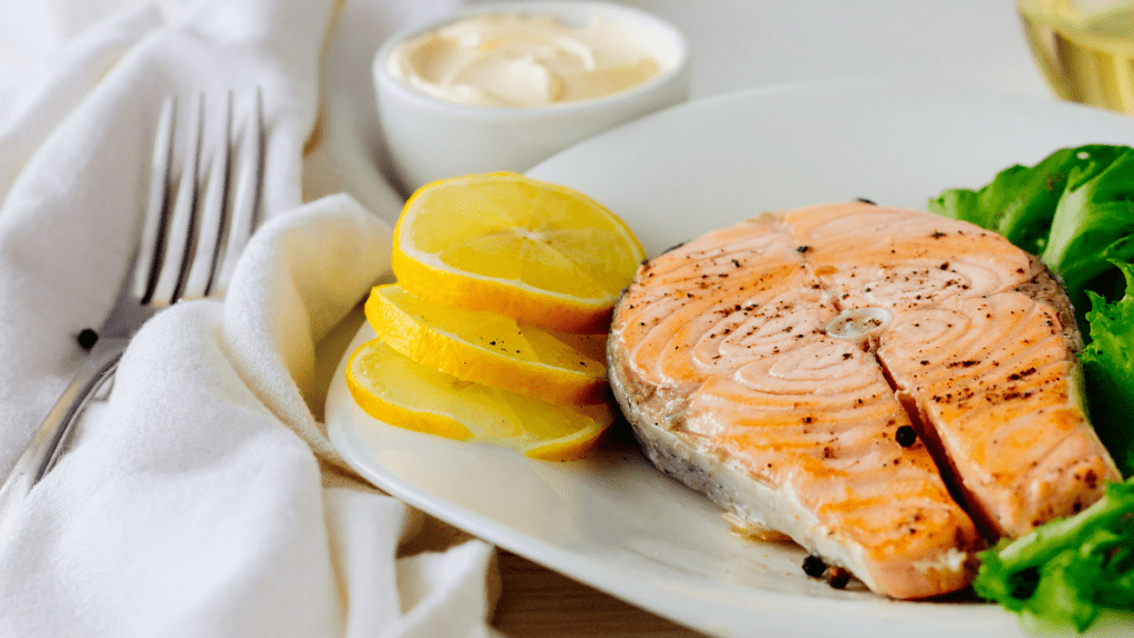 Baked Salmon with Lemon and Herbs
