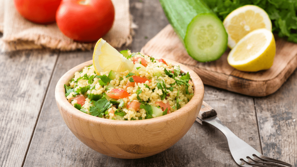 Quinoa and vegetable stir fry
