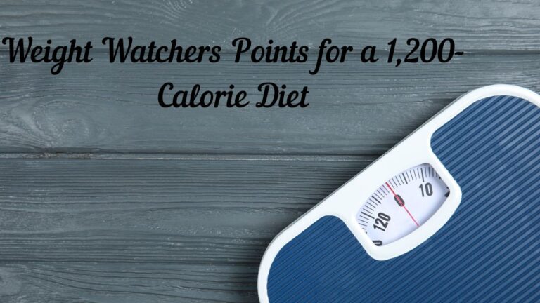 Weight Watchers Points for a 1,200-Calorie Diet
